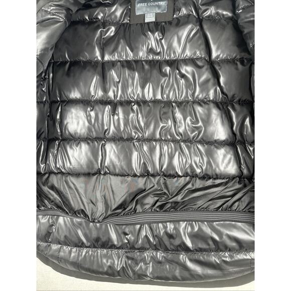 Free Country Thermo Super Soft Shell Jacket, Ladies Size L Black - Picture 13 of 16